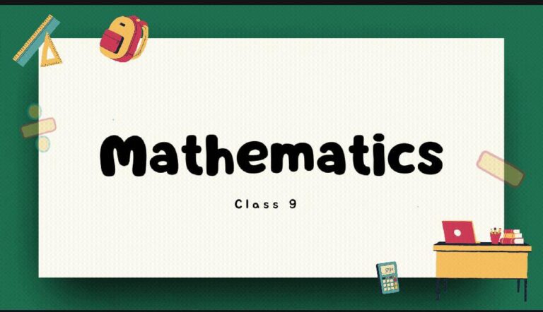 NCERT Class IX – Math