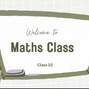 NCERT Class X - Maths