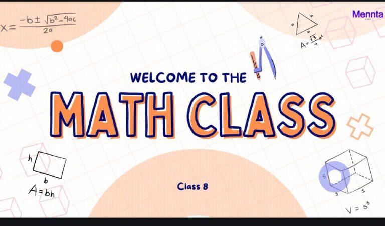 NCERT Class VIII – Maths